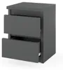 STIV Meubles | Table de nuit Gris Mat 30x30x40 cm | 2 Voir les images du produit 2