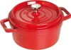 Staub Gusseisen Kasserolle, Kirschrot, 26 cm rund, mit Produktbild-Vorschau 2