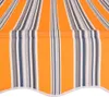 vidaXL Tenda da sole retrattile a mano 200 cm a righe Anteprima dell’immagine prodotto 9