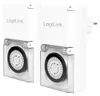 LogiLink Mechanische Zeitschaltuhr 2er Set IP44 weiß 2 Produktbild-Vorschau 7