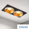 MasterLED vstavaný reflektor GU10 2-žiarovkový stropný Náhľad obrázku produktu 5