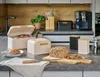 ZELLER 25416 Brotkasten, Metall/Bambus, beige, ca. 30,5 x Produktbild-Vorschau 9
