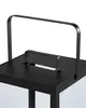 BELIANI Laterne Schwarz Metall Glaseinsatz 41 cm mit Henkel Produktbild-Vorschau 6