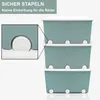 3 Aufbewahrungsboxen mit Deckel und Rollen 50L - Produktbild-Vorschau 3