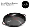 22 L Kazan Deckelbratpfanne aus Gusseisen mit Aluminium Produktbild-Vorschau 4