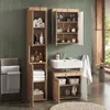 Badmöbel-Set Vicco Luna Eiche Wotan 3 Teile, mit Produktbild-Vorschau 5