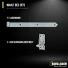 HAUS&DACH Ladenband Set 300 mm, Kloben Ø10 mm weit zum Produktbild-Vorschau 3