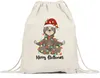 Merry Christmas Turnbeutel Gymsack  Geschenkidee Produktbild-Vorschau 1
