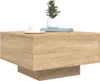 vidaXL Konferenčný stolík Sonoma dub 55x55x31 cm materiál Náhľad obrázku produktu 4