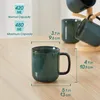 Sada hrníčků VANCASSO, 4 ks kameninové šálky, 420 ml, Náhled obrázku produktu 2