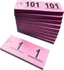 DULA Garderobennummern – Nummernblock – Pink Produktbild-Vorschau 1