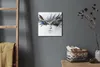 Coloray Uhr auf Leinwand 30x30 cm Wand Uhr Dekoration Produktbild-Vorschau 4