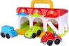 Garage mit 3 Spielzeugautos + Zubehör aus Kunststoff in Produktbild-Vorschau 13