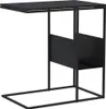 vidaXL Stolik boczny czarny 55x36x59,5 cm materiał Podgląd zdjęcia produktu 6