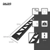 5x Dalsys 2,5m Fliesenschiene, L Profil, 12,5mm, Schwarz, Produktbild-Vorschau 2