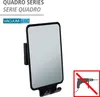 WENKO Vacuum-Loc® Antibeschlagspiegel Mod. Quadro Schwarz, Produktbild-Vorschau 2