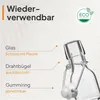 48x Glasflasche 60ml Flaschen zum Befüllen Einmachgläser Produktbild-Vorschau 4