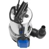 A close-up, top-down view of a submersible water pump with a float switch. Produktbild-Vorschau