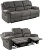 3-Sitzer-Relaxsofa Couch Liegefunktion Federkern Polster Produktbild-Vorschau 1