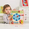 Holz Jahresuhr Lernuhr - Kinderuhr ab 36 Monaten ca. 30 x Produktbild-Vorschau 2