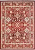 Tapiso Teppich RIVIOLI Modern Design Beige Rot Wohnzimmer Produktbild-Vorschau 2