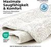 Tapis de bain éthéré en coton, 50 x 80 cm Voir les images du produit 4