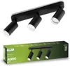LED Spot plafonnier 3x GU10 IP44 ADERO Noir Lumiled Voir les images du produit 2