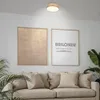 Briloner LED Deckenlampe Stoffschirm Ø30x10,5 cm Rund 16W Produktbild-Vorschau 7