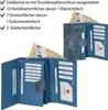 JENNIFER JONES Damen Geldbörse Portemonnaie Navy (1103) Produktbild-Vorschau 4