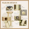 PawHut Arbre à chat avec griffoir arbre à grimper pour chat Voir les images du produit 6