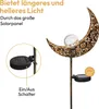 Gadgy Gadgy -- Lampada solare a forma di luna - CON Anteprima dell’immagine prodotto 9