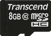 Transcend microSDHC          8GB Class 10 + SD-Adapter Produktbild-Vorschau 1