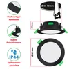 6x LED Einbaustrahler VENUS Schwarz IP44 7W Dimmbar CCT Produktbild-Vorschau 4