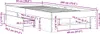 vidaXL Bettgestell Weiß 90x200 cm Holzwerkstoff Produktbild-Vorschau 8