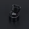 A black shower head connector with a ball joint is shown against a black background. Anteprima dell’immagine prodotto