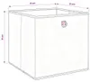 vidaXL Aufbewahrungsboxen 10 Stk. Babyblau 32x32x32 cm Produktbild-Vorschau 4