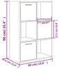 vidaXL Úložná skříň Sonoma dub 60x29,5x90 cm výrobek ze Náhled obrázku produktu 8