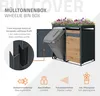 ML-Design box na odpadky se stříškou na květináč pro 4 koše Náhled obrázku produktu 2