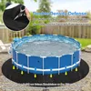 Gepolsterte runde Filz-Poolunterlage 460 cm, schwarz, Produktbild-Vorschau 5