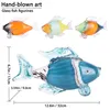 Figurines de poissons tropicaux en verre, idéales pour la Voir les images du produit 2