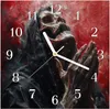 Wanduhr aus Glas mit Motiv Skelettbetende Hände- 30 x 30 cm Produktbild-Vorschau 1