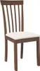vidaXL Sedie da pranzo con cuscino 2 pz. Legno massiccio Anteprima dell’immagine prodotto 4