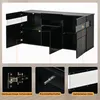 Merax Hochglanz Sideboard mit LED und 3 Türen, Kommode mit Produktbild-Vorschau 10