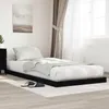 vidaXL Bedbodemframe, zwart, eikenlook, 75 x 190 cm, Productafbeelding-voorbeeld 2