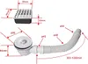 Diagram showing dimensions of a shower drain set. Produktbild-Vorschau