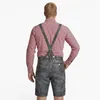 Bohmberg Herren Trachten Lederhose kurz Antik Grau aus 100 Produktbild-Vorschau 8