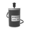 A product shot of a brushed electric motor on a white background. Náhled obrázku produktu