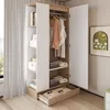 Flieks Garderoben Kleiderschrank mit Regal und Schublade, Produktbild-Vorschau 1