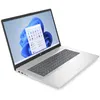 A silver HP laptop is shown from a diagonal angle on a white background. Produktbild-Vorschau