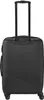 A black suitcase is shown from the back against a white background. Produktbild-Vorschau